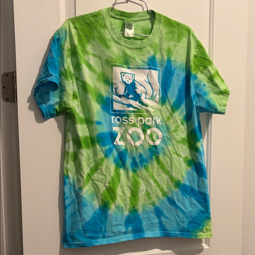 Tie-Dye T-Shirt - Green and Blue